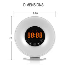 New Touch Wake-up Alarm Clock Touch Sensitive LED Light Simulation Digital Clock_4