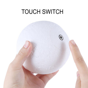 3D Printed Moonlight Lamp in 16 Colors with Remote Control for Bedroom and Home Decoration_1