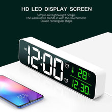 USB Plugged-in Luminous Large Screen LED Digital Electronic Display Alarm Clock_4