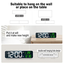 USB Plugged-in Luminous Large Screen LED Digital Electronic Display Alarm Clock_8