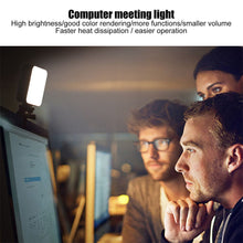 USB Rechargeable Strong Suction Video Conference LED Dimmable Fill Light_13