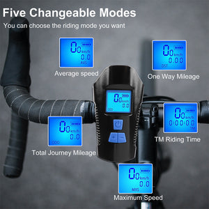 3-in-1 USB Rechargeable Bicycle Speedometer LED Front Light_6