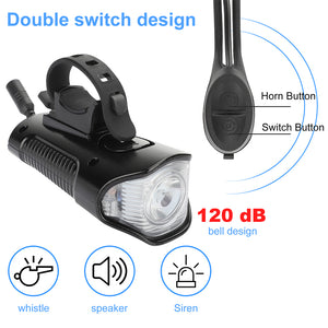 3-in-1 USB Rechargeable Bicycle Speedometer LED Front Light_7