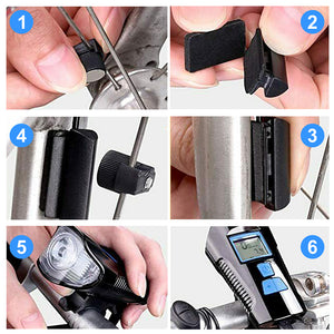 3-in-1 USB Rechargeable Bicycle Speedometer LED Front Light_9