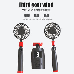 2-in-1 Portable Handheld and Hanging Neck Fan- USB Charging_10