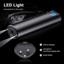Electric Wireless LCD Display Mini Car Air Pump_7