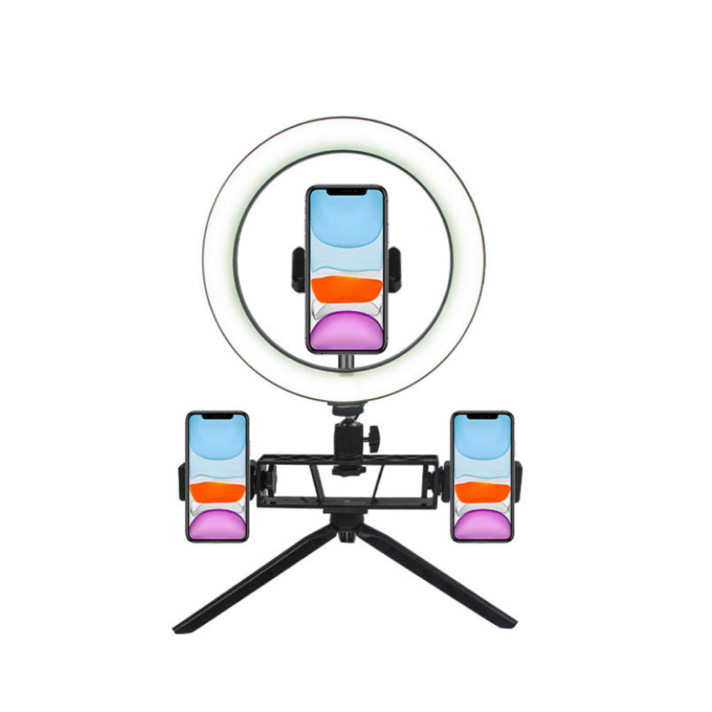 26cm Dual-Device Mount LED Fill Ring Light_0