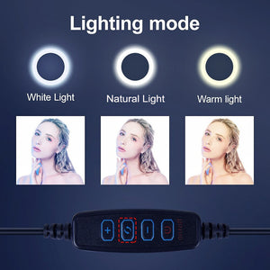 26cm Dual-Device Mount LED Fill Ring Light_6