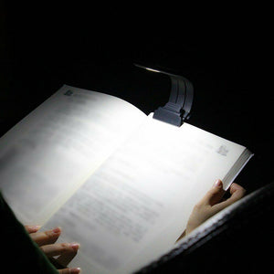 USB Rechargeable Portable LED Reading Booklight with Clip_2