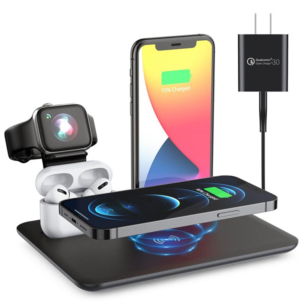 Multi-Function QI Enabled Wireless 4-in-1 Fast Charging Station_0