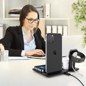 Multi-Function QI Enabled Wireless 4-in-1 Fast Charging Station_5
