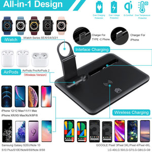 Multi-Function QI Enabled Wireless 4-in-1 Fast Charging Station_1