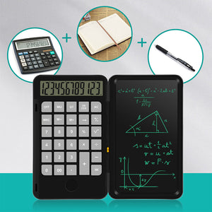 12-Digit Desktop Calculator with Portable LCD Handwriting Screen Writing Tablet_4