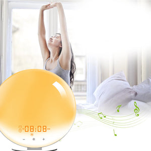 Creative Digital Alarm Clock Sunset and Sunlight Simulator Clock_2