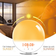 Creative Digital Alarm Clock Sunset and Sunlight Simulator Clock_11