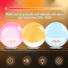 Creative Digital Alarm Clock Sunset and Sunlight Simulator Clock_12