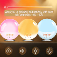 Creative Digital Alarm Clock Sunset and Sunlight Simulator Clock_12