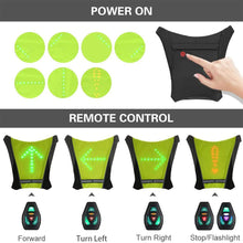 LED Signal Lighting Vest Safety Bike Turning Light- USB Charging_7