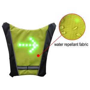 LED Signal Lighting Vest Safety Bike Turning Light- USB Charging_9