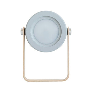 USB Rechargeable LED Retractable Folding Lamp Portable Wooden Night Light_2