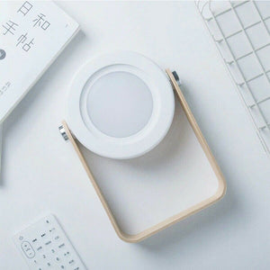 USB Rechargeable LED Retractable Folding Lamp Portable Wooden Night Light_13