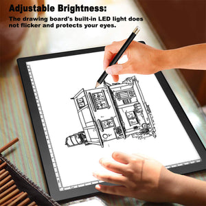 A4 Tracing Light Pad Magnetic Drawing Board Tracing Fill Light_6