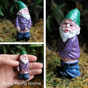 Miniature Garden Elf Ornaments Grass Decoration Gnomes Resin Art_4