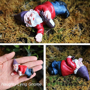 Miniature Garden Elf Ornaments Grass Decoration Gnomes Resin Art_5