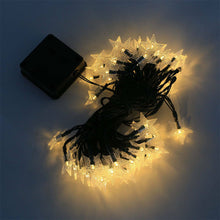 Solar-Powered LED 5-point Star String Lights Outdoor Decorative Lights_3