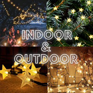 Solar-Powered LED 5-point Star String Lights Outdoor Decorative Lights_23