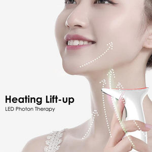 Skin Rejuvenation Home EMS LED Photon Therapy Neck Massager_11