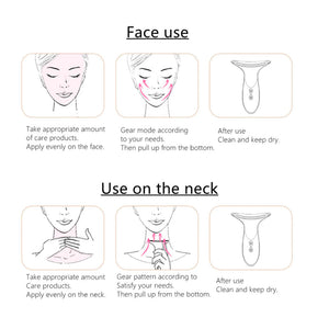 Skin Rejuvenation Home EMS LED Photon Therapy Neck Massager_4