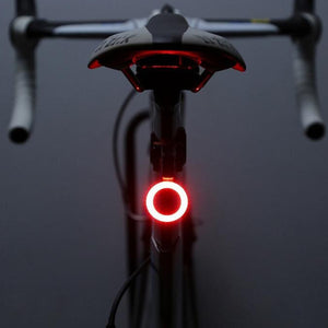Bicycle Tail Light USB Rechargeable Mountain Bike Night Light_0