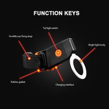 Bicycle Tail Light USB Rechargeable Mountain Bike Night Light_6