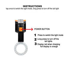 Bicycle Tail Light USB Rechargeable Mountain Bike Night Light_7