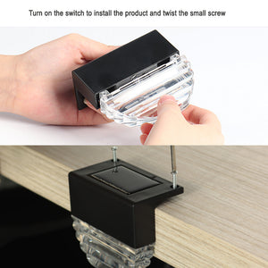 Outdoor Solar LED Deck Light Garden Decoration Wall and Step Light_12