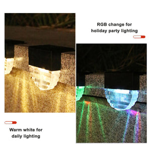 Outdoor Solar LED Deck Light Garden Decoration Wall and Step Light_13