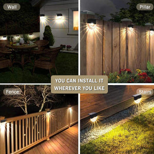 Outdoor Solar LED Deck Light Garden Decoration Wall and Step Light_14