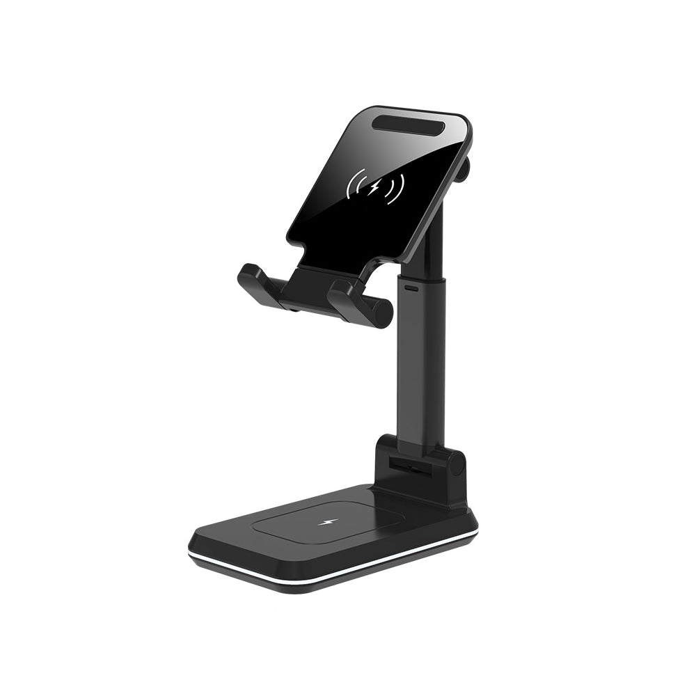 10W QI Wireless Charger Stand Telescopic Desktop Phone Bracket_7