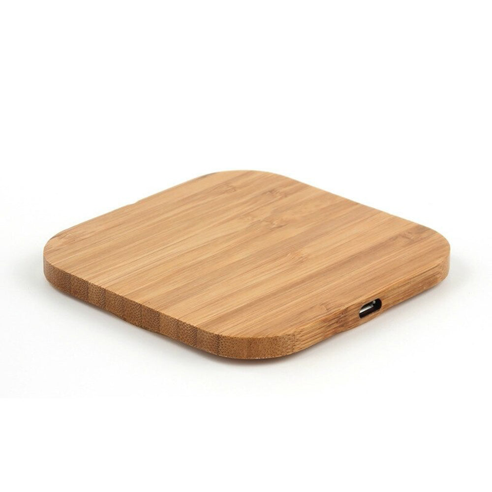 Wireless Wooden Charging Pad for QI Enabled Devices- USB Cable_4