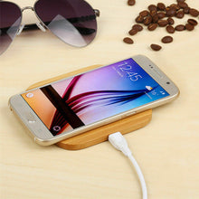 Wireless Wooden Charging Pad for QI Enabled Devices- USB Cable_8