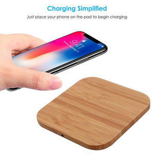 Wireless Wooden Charging Pad for QI Enabled Devices- USB Cable_11