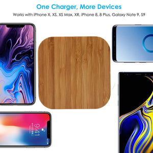 Wireless Wooden Charging Pad for QI Enabled Devices- USB Cable_12