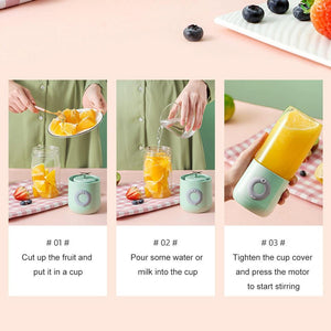 Portable USB Rechargeable Handheld Blender and Juicer_18