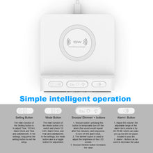 Digital Alarm Clock with Wireless Charger for QI Devices- USB Powered_13