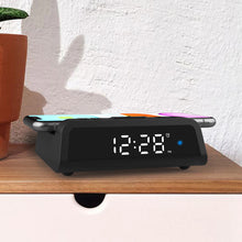 Digital Alarm Clock with Wireless Charger for QI Devices- USB Powered_15