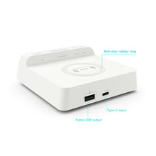 Digital Alarm Clock with Wireless Charger for QI Devices- USB Powered_6