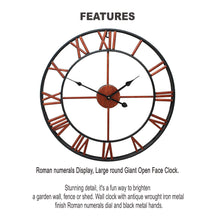 Roman Numeral Vintage Battery-Operated Antique Style Wall Clock_8