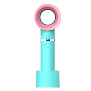 3 Speed Portable Bladeless Handheld USB Rechargeable Fan_1