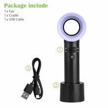 3 Speed Portable Bladeless Handheld USB Rechargeable Fan_16